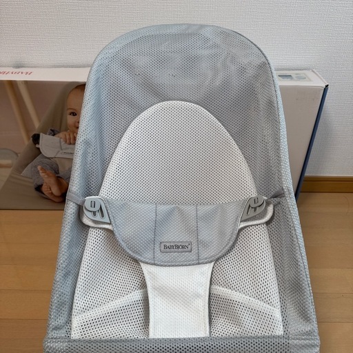BabyBjorn バウンサー バランスソフト Air シルバーホワイト