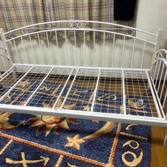 イケヤ　ベッドフレーム　ソファベッド　シングルの画像