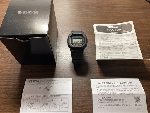 【（新品未使用品
）希少レアG-SHOCK DW-5600E-FOX FIREスピード】　箱➕取扱説明書付き