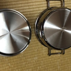値引きします。ステンレス製両手鍋　ジオプロダクト　服部ユキオの画像