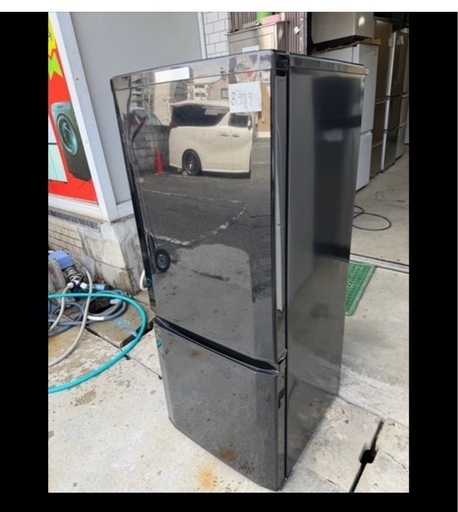 NO B909?福岡市内配送設置無料✨?MR-P15D-B 冷蔵庫 Pシリーズ サファイアブラック [146L /2ドア /右開きタイ