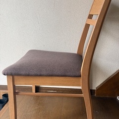 ダイニングテーブル&椅子2脚&ベンチの画像