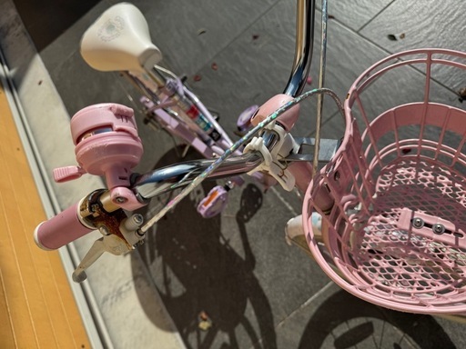 メゾピアノ自転車(18インチ)&ヘルメット(目安4-8歳)