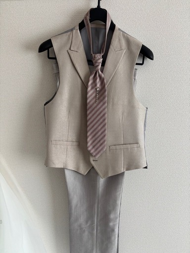 ロングタキシード 新郎用 シャツセット