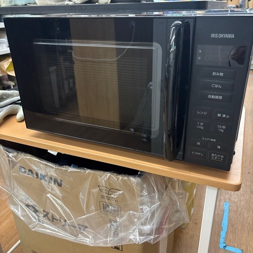 ☆ドリーム荒牧店☆ジモティー割引有☆【クリーニング済み】アイリスオーヤマ/電子レンジ/PMG-T179-B/2024年製