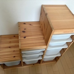 イケア(IKEA)TROFAST トロファスト 収納ボックス、ふた付き の画像