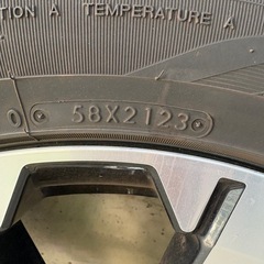 デリカD5 純正ホイール&タイヤ　225/55R18　4本セットの画像