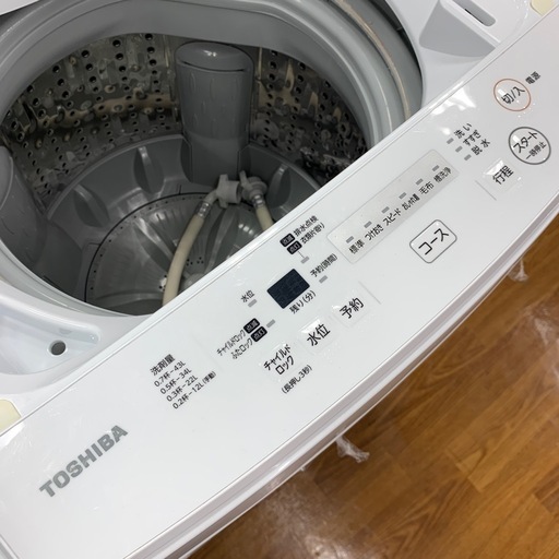 【軽トラ無料貸し出し】【TOSHIBA】【全自動洗濯機】【トレファク所沢店】