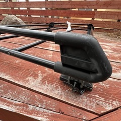 ダイハツエッセ DAIHATSU ESSE用ルーフキャリア ルーフラック 中古  黒の画像