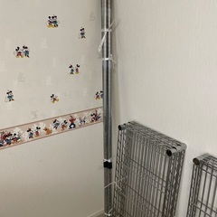 スチール・ラック　棚5段　ポール高さ約185㎝の画像