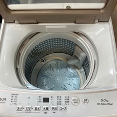 AQUA 縦型洗濯機 2024年製 5.0kgの画像