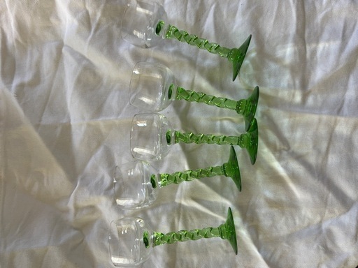  French Alsatian wine glasses