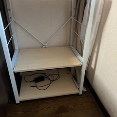 レンジ台  キッチン収納 調理台 デスク 60幅　の画像