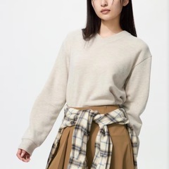 ユニクロ。ソフトニットフリースの画像