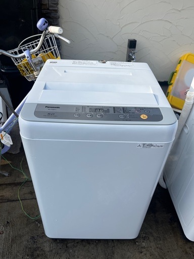 パナソニック 全自動電気洗濯機 NA-F50B12 2018年製 5.0kg