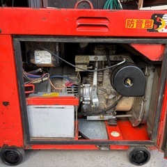 デンヨー　防音型エンジン溶接機◆セル始動の画像
