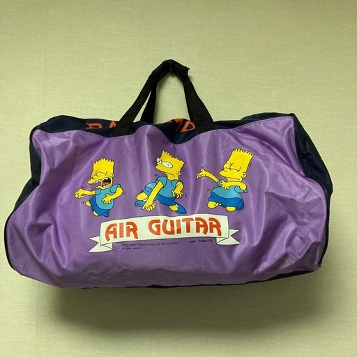 SIMPSONS シンプソンボストンバック スポーツバッグ パープル ネイビー
