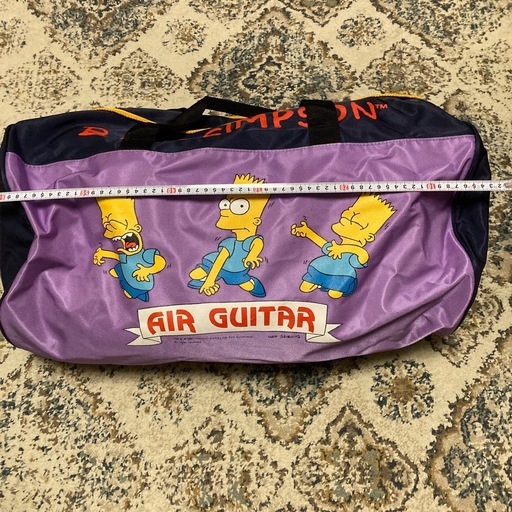 SIMPSONS シンプソンボストンバック スポーツバッグ パープル ネイビー