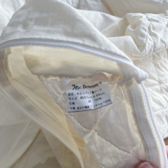 西川リビング ベビー 羽毛布団　ミニサイズの画像