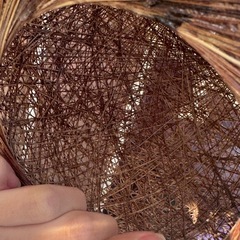 長津田駅付近【アジアン家具】引っ掛けライト　電気　照明器具の画像