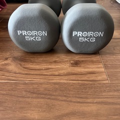 【極美品】PROIRON ダンベル 5kg × 2個セット（計10kg）の画像