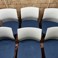 UCHIDA ミーティングチェア6脚セット キャスター付の画像