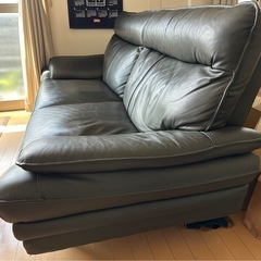  本革ソファ（分解可）3人掛け
の画像