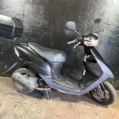 ★支払総額3.0万円★走行テスト済み！全国配送可能！ スズキ レッツ2 CA1PA バッテリー新品！2スト！オイル交換必要なし！リアボックス付き！ちょっとした足に！の画像