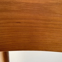 \値下げしました/　ENEN　KUUM チェア シカク 木製フレーム ブラウン クッション付きの画像