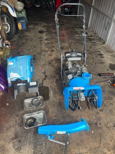 【お取引き終了】値下げ　 YU240ユッキー除雪機 部品取り車 引き取り 希望【エンジン不動】