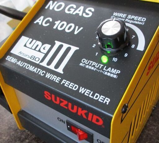 SUZUKID 半自動アーク溶接機 SAY-80L3 アーキュリー80LUNAⅢ 100V専用