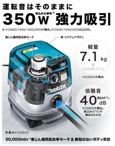 マキタ　集じん機　VC0830