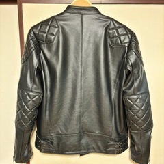 UABONI ユアボニ　レザージャケット　バイク　ライダース 46サイズの画像