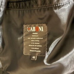 UABONI ユアボニ　レザージャケット　バイク　ライダース 46サイズの画像