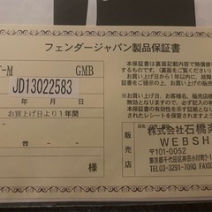 FenderJapan ストラトキャスター エアロダインシリーズ AST-M GMB の画像