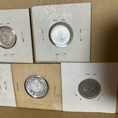 日本古銭　銀貨5枚セットの画像