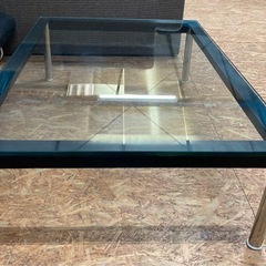 コルビジェ LC10 ガラス天板センターテーブル リプロダクト 中古の画像