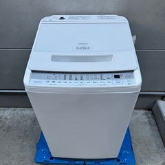 271⭐️2020年製美品★日立　洗濯機　7KG インバーター　一人暮らしの画像