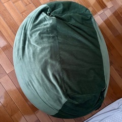 ビーズソファ　大　ニトリ　夏・冬用カバー付の画像