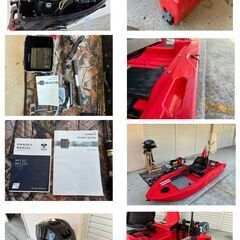 ハンターカヤック２HP　その他一式　（2馬力ボート カヤック 釣り ジギング）の画像