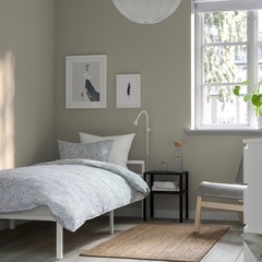 【3月末まで】　IKEA シングル　ベッドフレーム　すのこ付きの画像