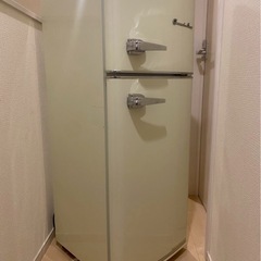 新生活🌸 【 レトロ冷蔵庫 】2ドア 2019年製の画像
