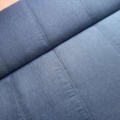 ソファ／ソファベッド (ブルー)の画像