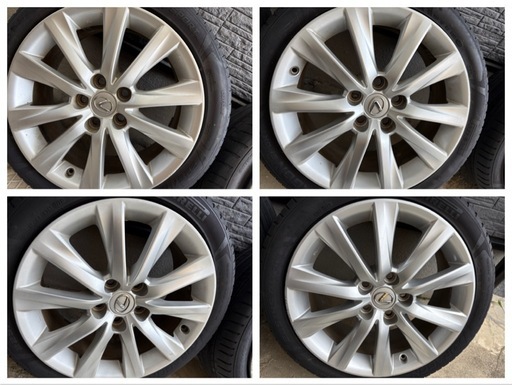 LEXUS レクサス純正ホイールタイヤ4本セットIS300h