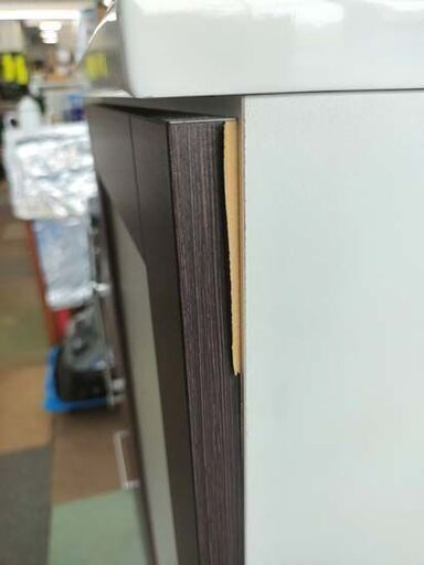 ニトリ ミドルレンジボード 幅80cm 奥行42㎝ 高さ115cm キッチン収納 食器棚 レンジ台 キッチンボード レンジラック NITORI ダークブラウン 札幌 北20条店
