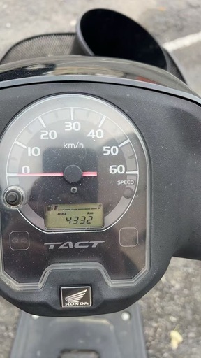 【実働】ホンダ タクト(AF79) 走行4340km