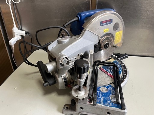 (2) 卓上切断機 MCS-254 tool 丸ノコ 電動工具 マルノコ 丸鋸 作業 DIY 254mm 稼働確認済 中古品 ナカトミ産業 ④