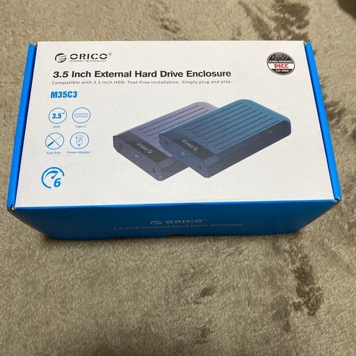 ORICO社の3.5インチHDD用外付けハードディスクケース