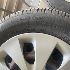 ホイール付タイヤ（アクア4本セット）の画像