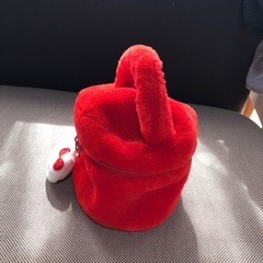 【無料】キティちゃんのふわふわバッグ【中古】の画像